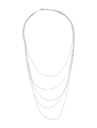 Lana Jewelry 14K Malibu Five Chain Layered Necklace