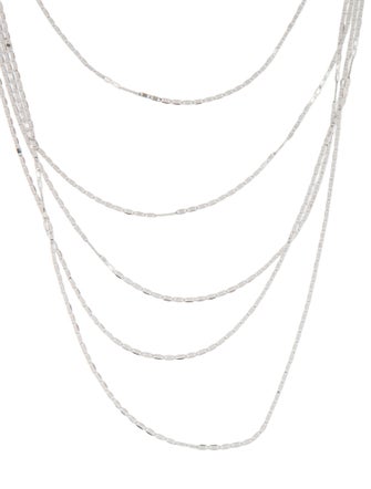 Lana Jewelry 14K Malibu Five Chain Layered Necklace