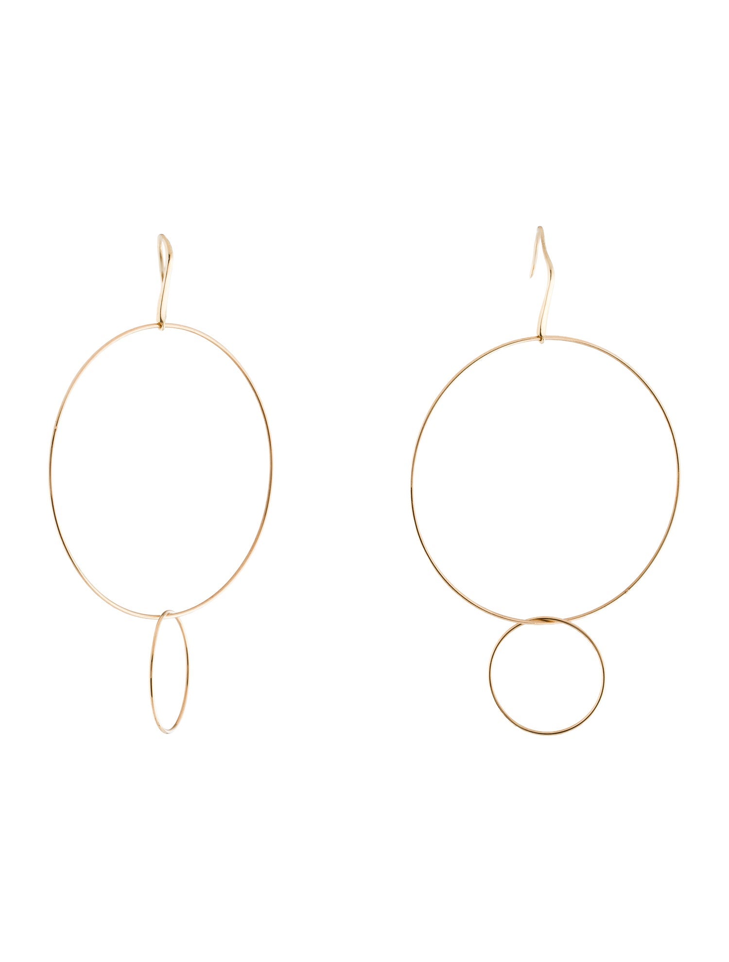Lana Jewelry 14K Mega Hoop Earrings