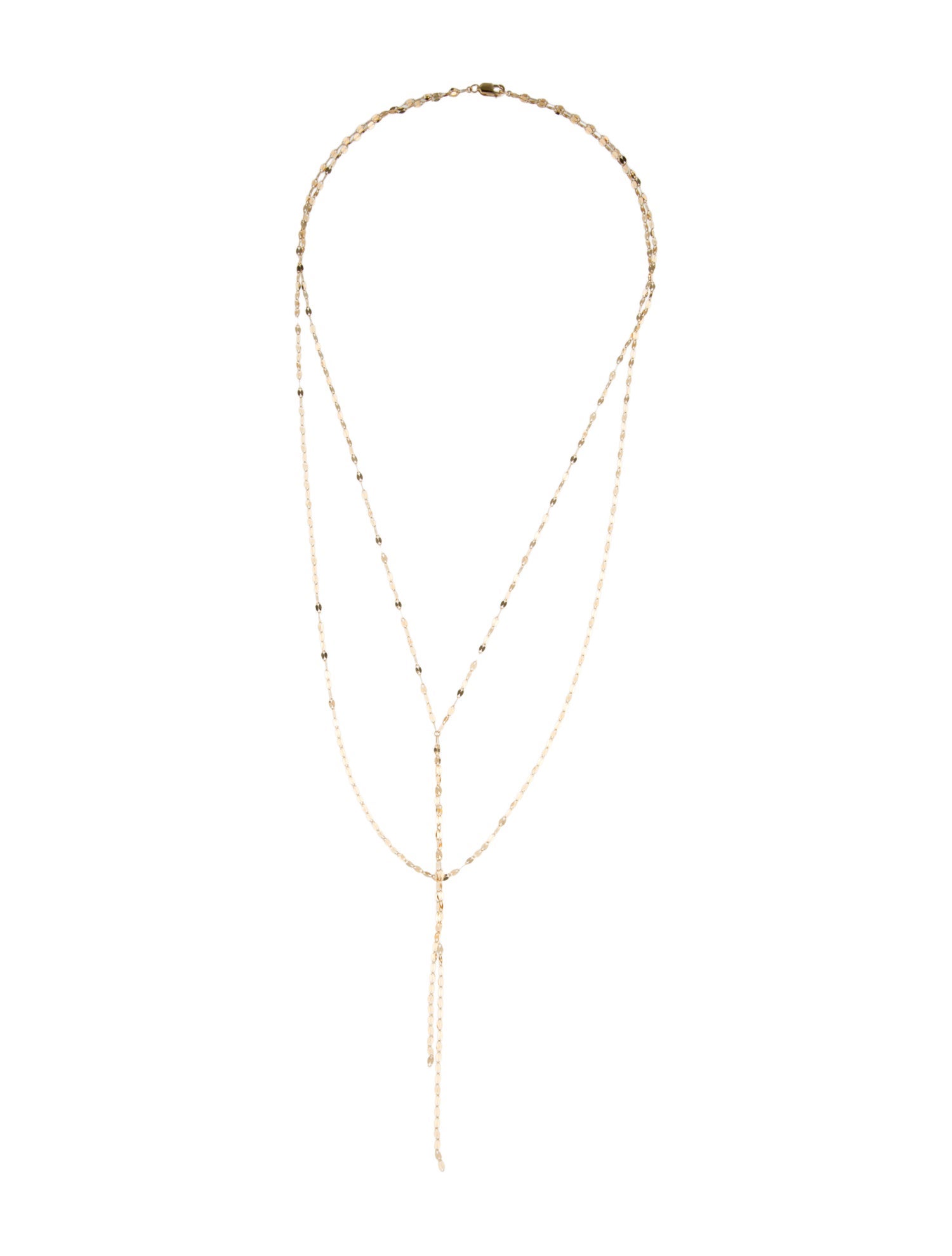Lana Jewelry 14K Blake Drop Lariat Necklace