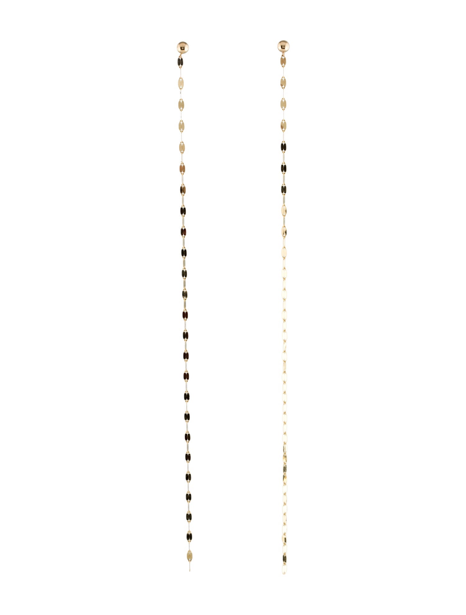 Lana Jewelry 14K Blake Chain Drop Earrings