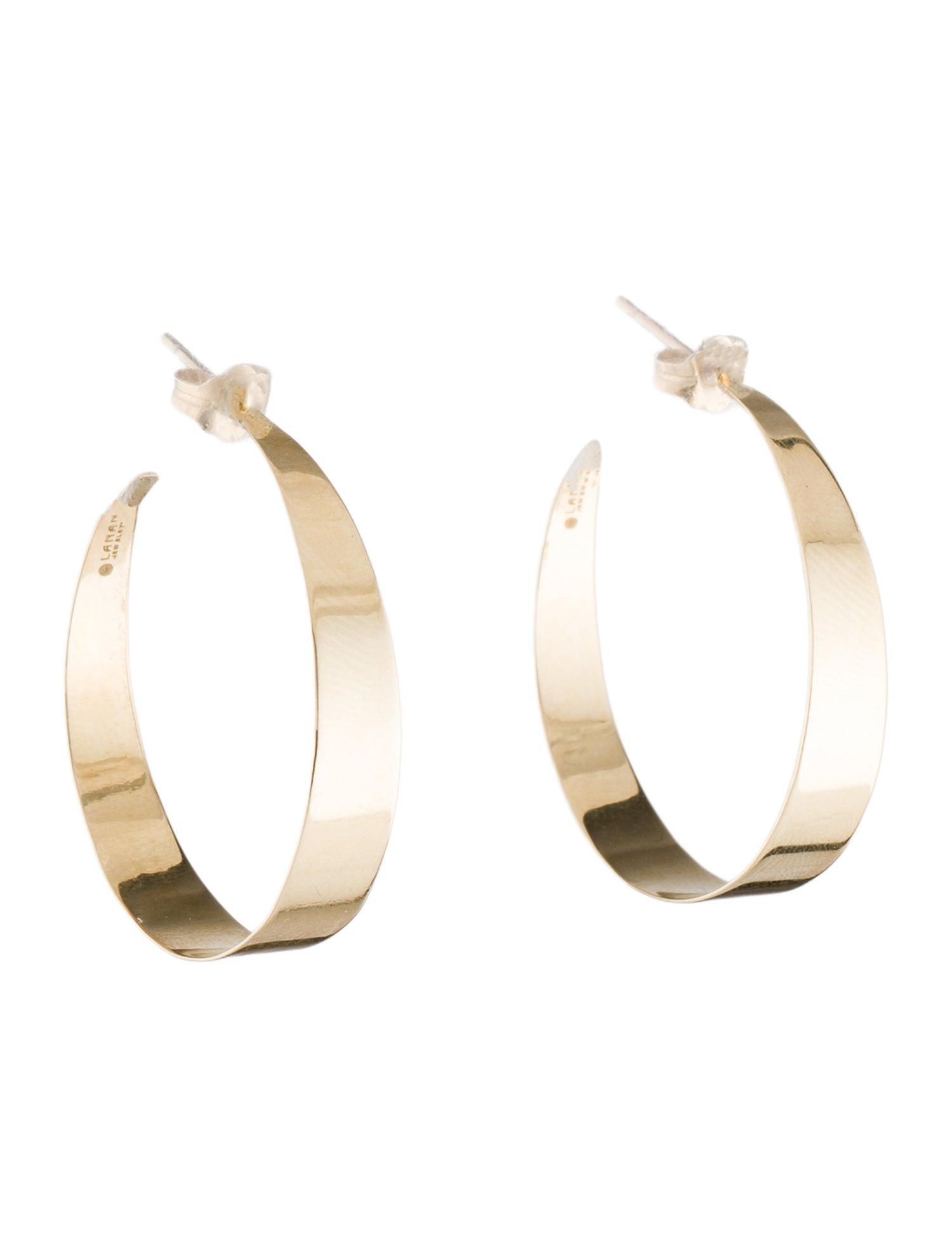 Lana Jewelry 14K Hoop Earrings