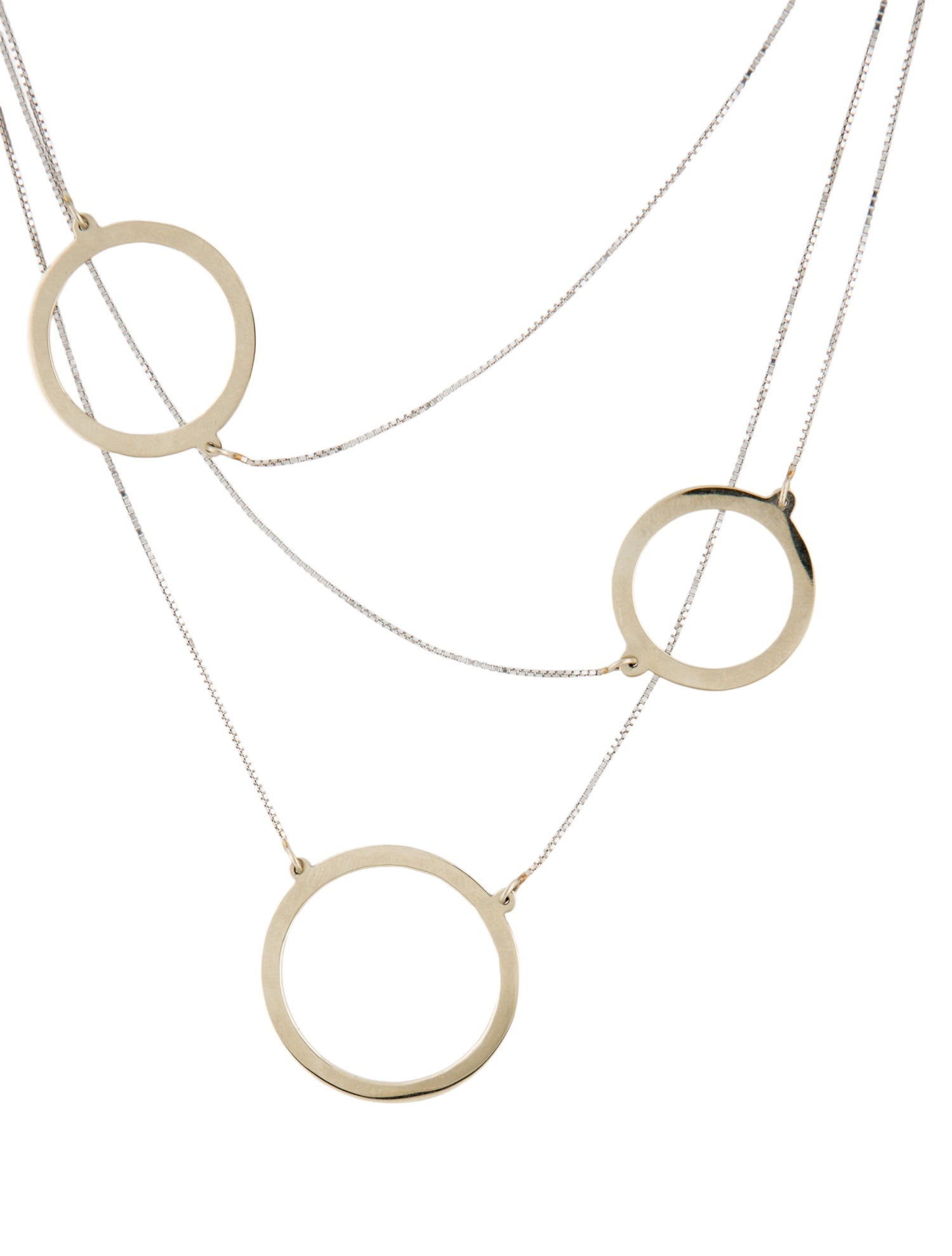 Lana Jewelry 14K Multi Chain Circles Necklace