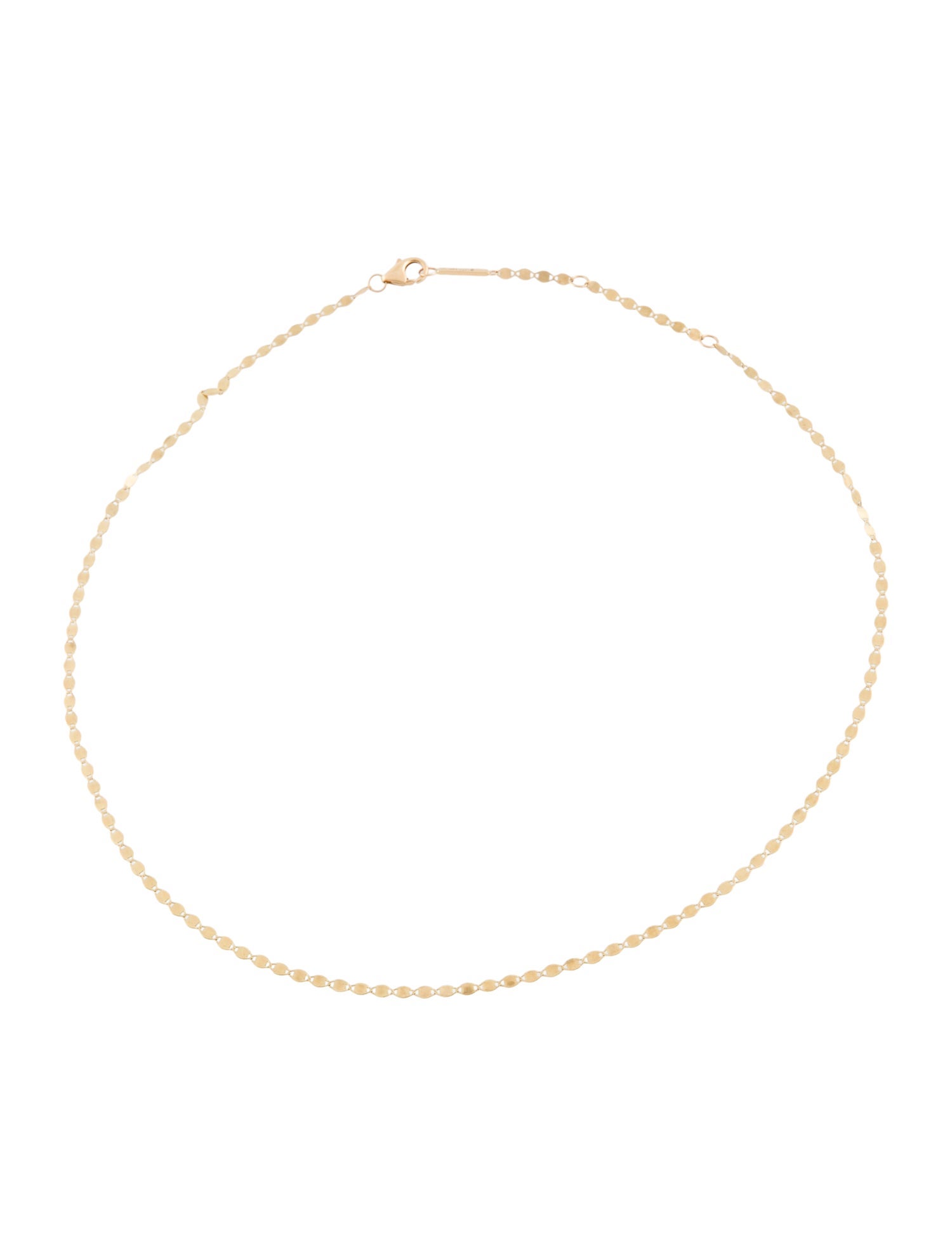 Lana Jewelry 14K Petite Nude Choker Chain Necklace