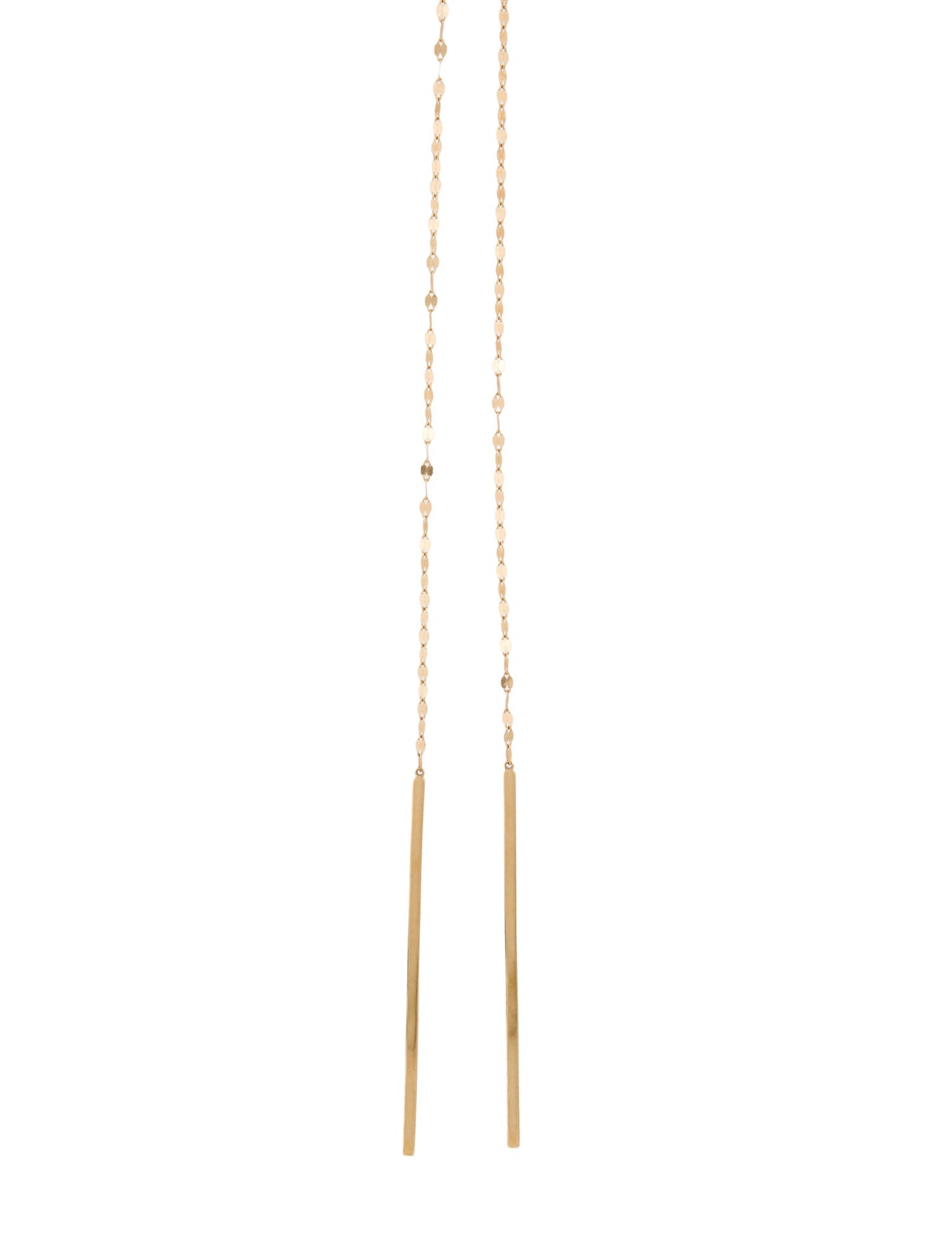 Lana Jewelry 14K Double Tassel Necklace