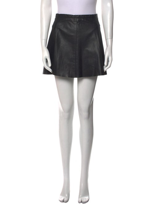 Love Leather Lamb Leather Mini Skirt