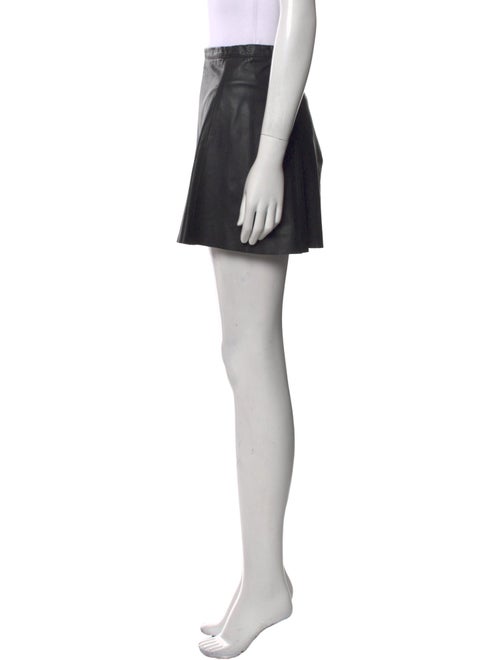 Love Leather Lamb Leather Mini Skirt