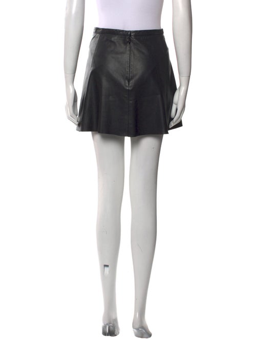 Love Leather Lamb Leather Mini Skirt