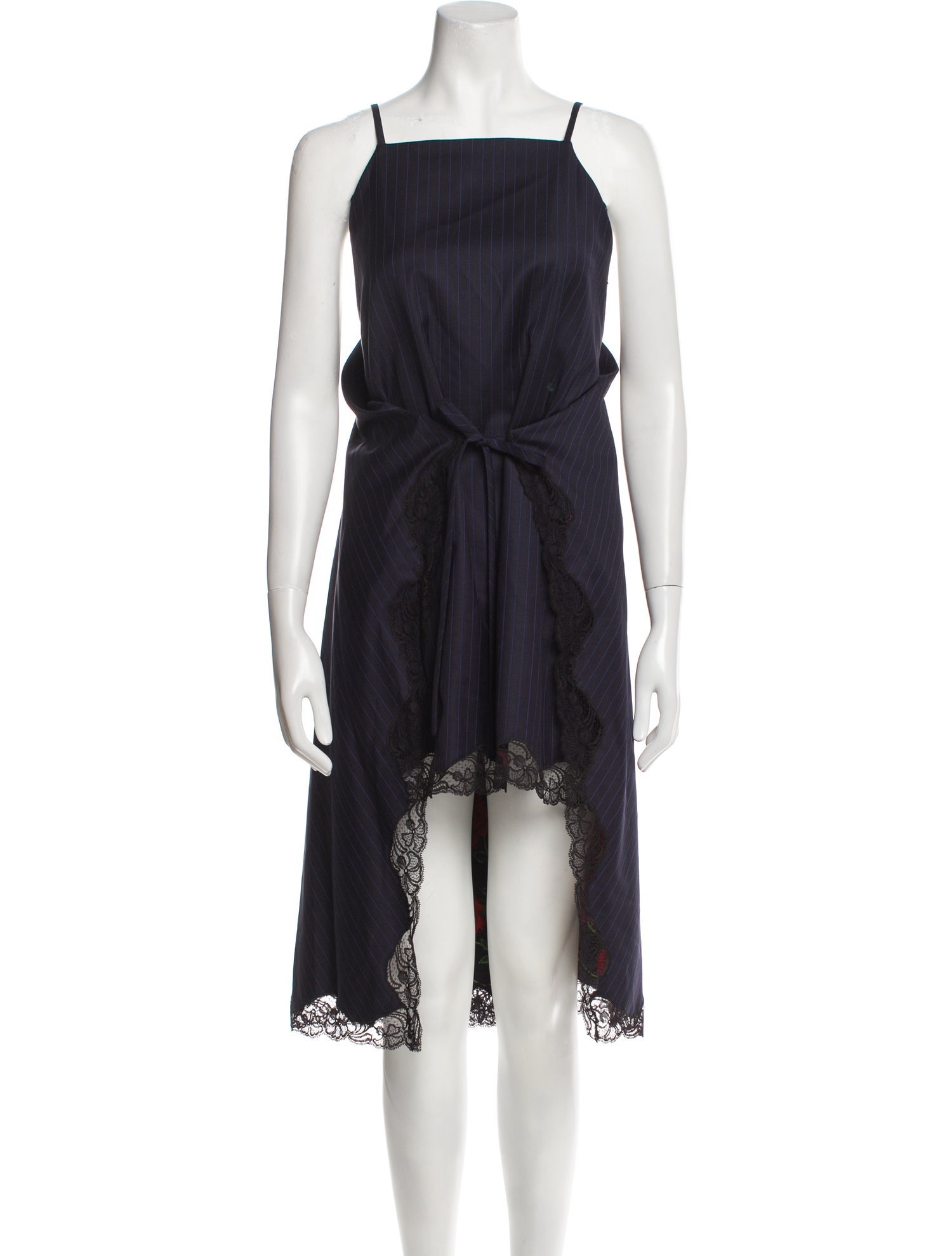 Love Leather Square Neckline Mini Dress