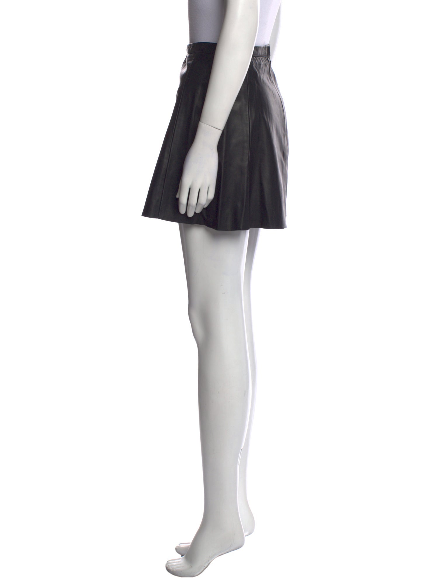 Love Leather Leather Mini Skirt