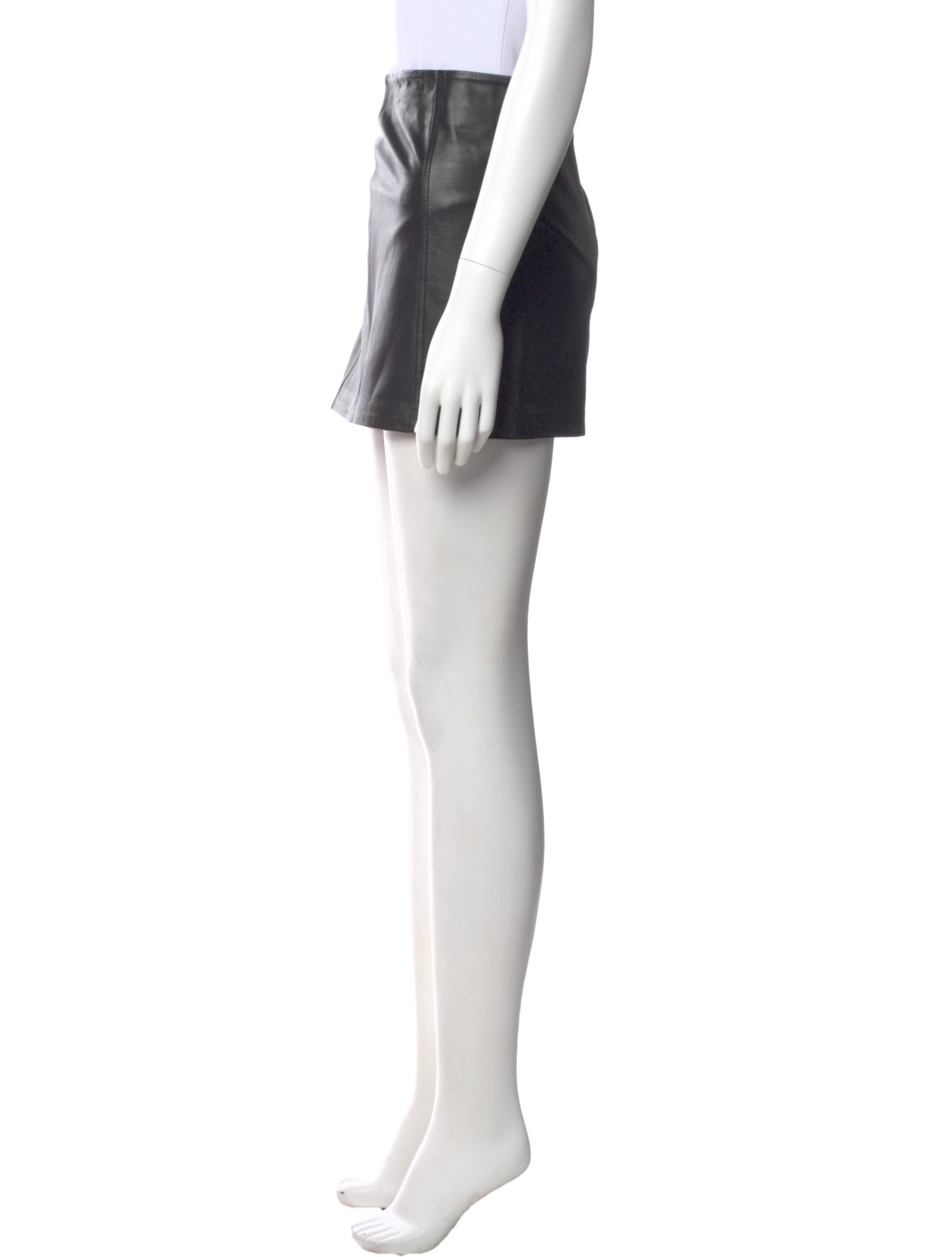 Love Leather Lamb Leather Mini Skirt