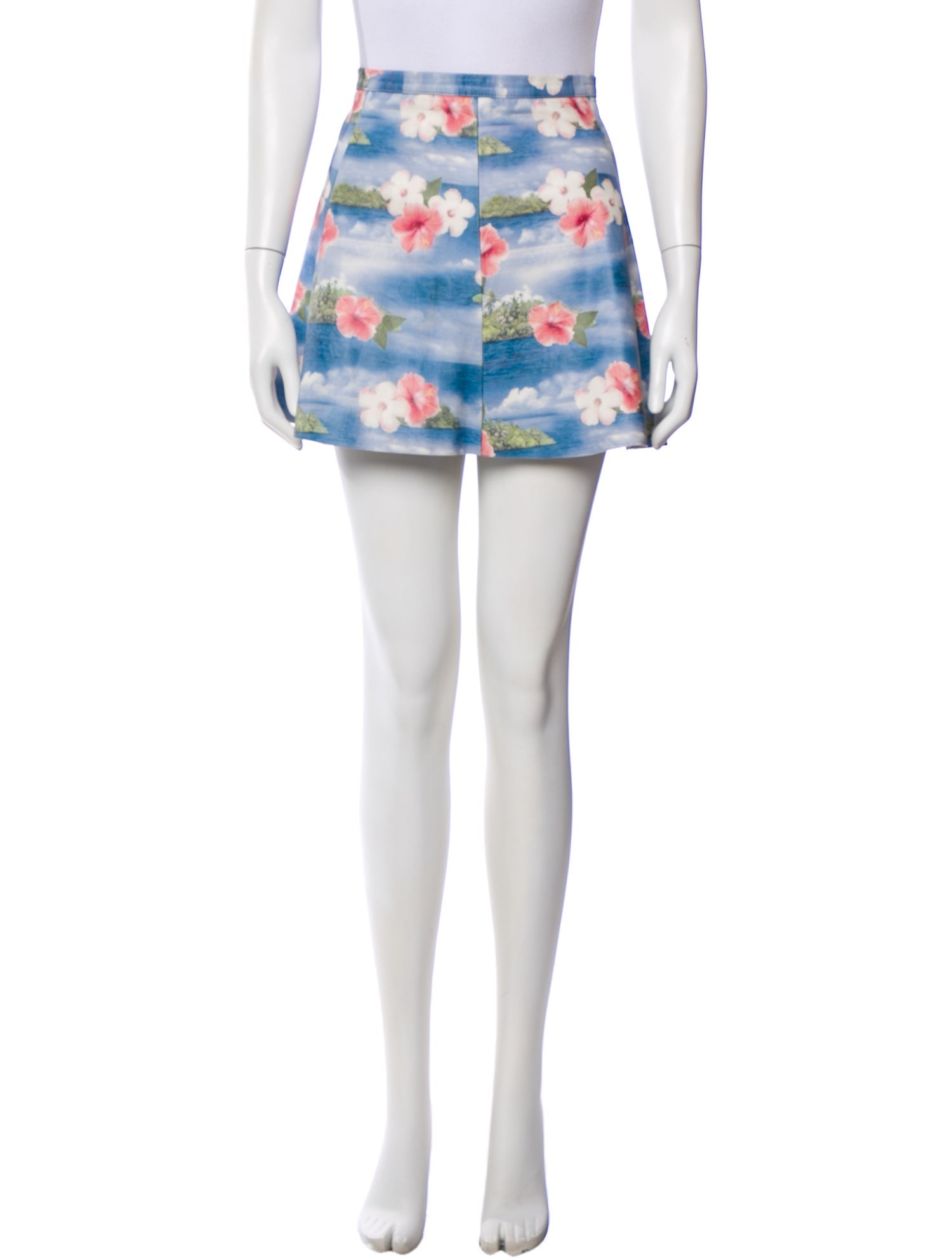Love Leather Lamb Leather Mini Skirt