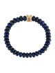 Luis Morais 14K Lapis Lazuli Stretch Beaded Bracelet