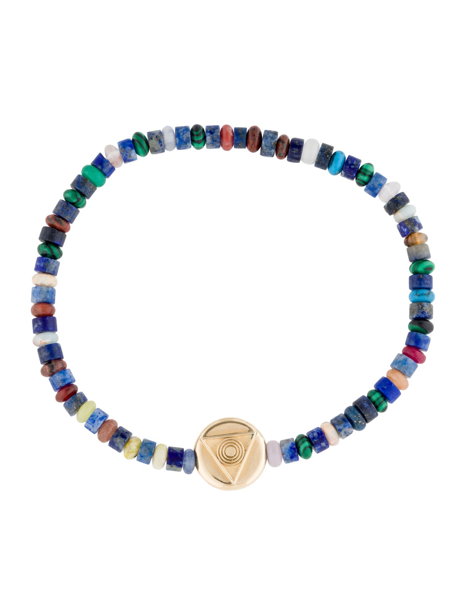 Luis Morais 14K Multistone Light of the Majestic Bead Bracelet