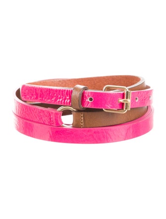 Maison Boinet Leather Double Wrap Waist Belt