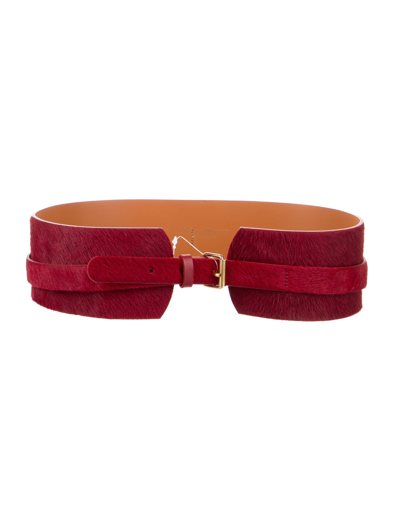 Maison Boinet Wide Ponyhair Waist Belt