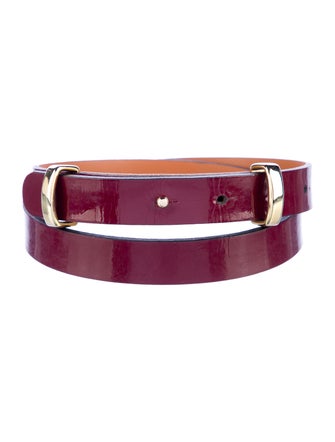 Maison Boinet Skinny Patent Leather Belt Kit