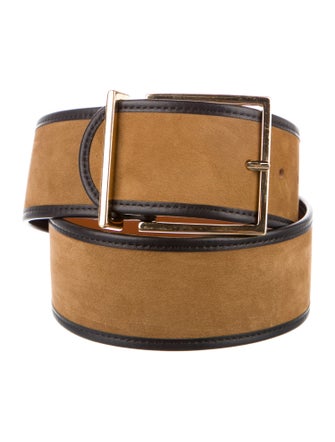 Maison Boinet Wide Suede Belt