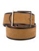 Maison Boinet Wide Suede Belt