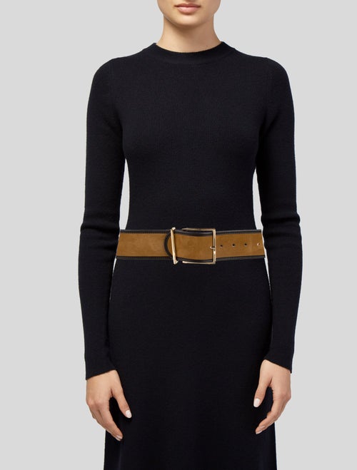 Maison Boinet Wide Suede Belt