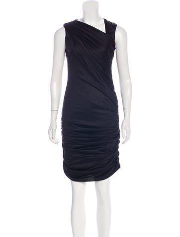 Christian Cota Dresses Ruched Knee-Length Dress XS