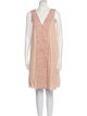 Christian Cota V-Neck Knee-Length Dress