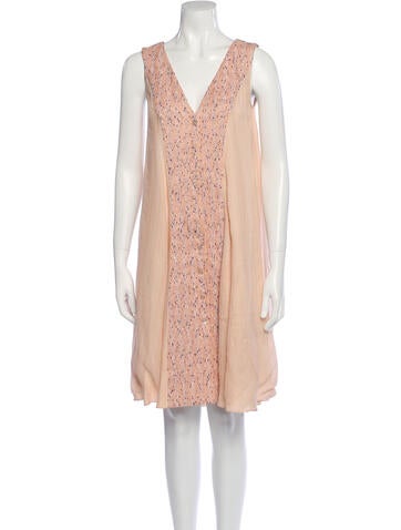 Christian Cota Dresses V-Neck Knee-Length Dress XS