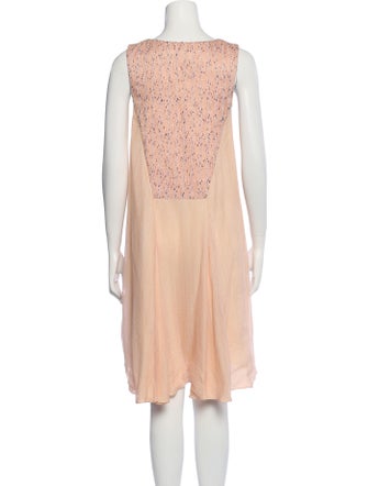 Christian Cota V-Neck Knee-Length Dress