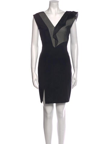 Christian Cota Dresses V-Neck Mini Dress XXS