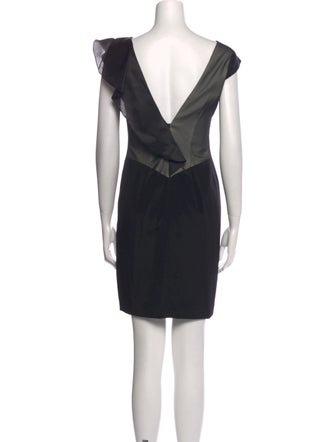 Christian Cota V-Neck Mini Dress