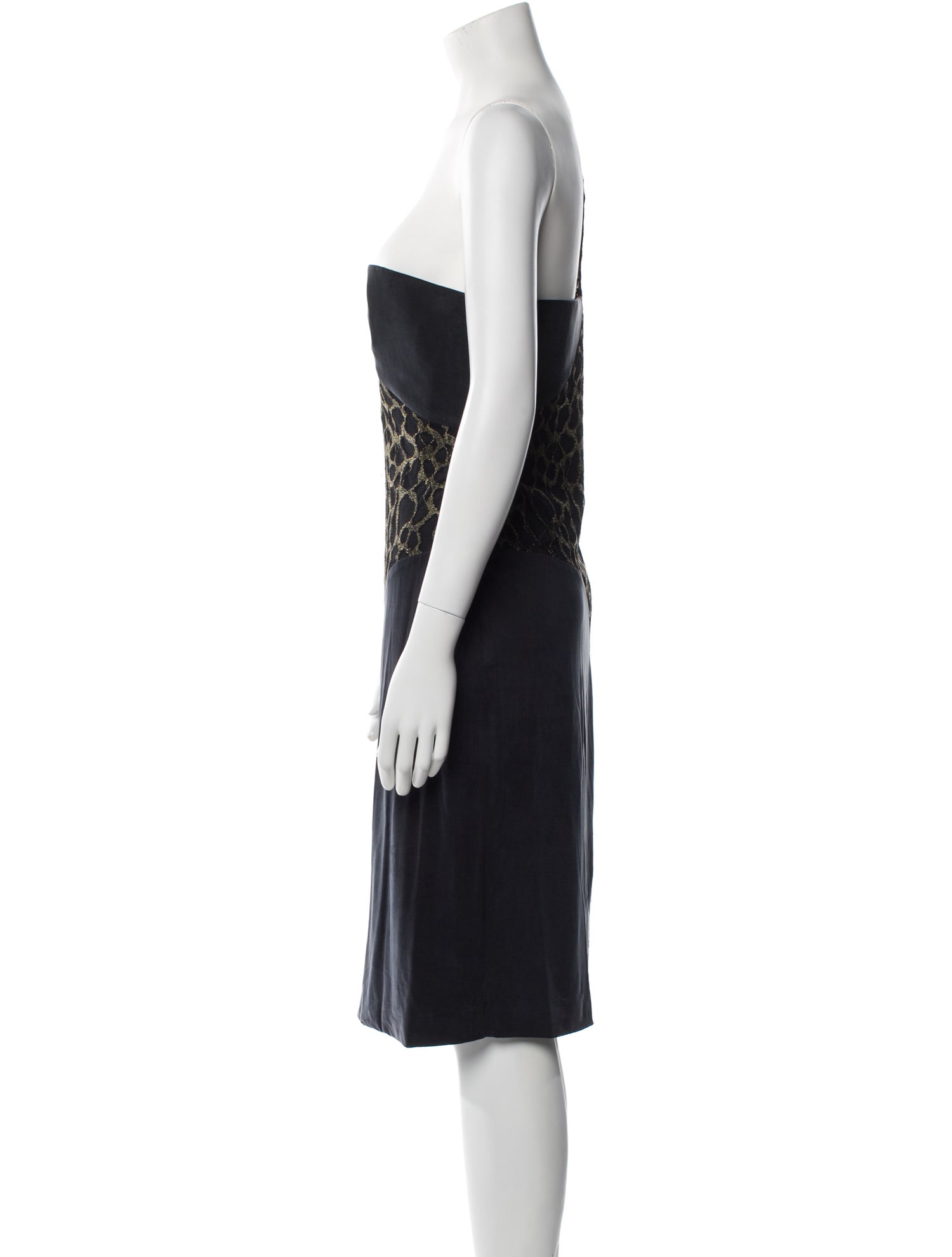 Christian Cota Lace Pattern Knee-Length Dress w/ Tags