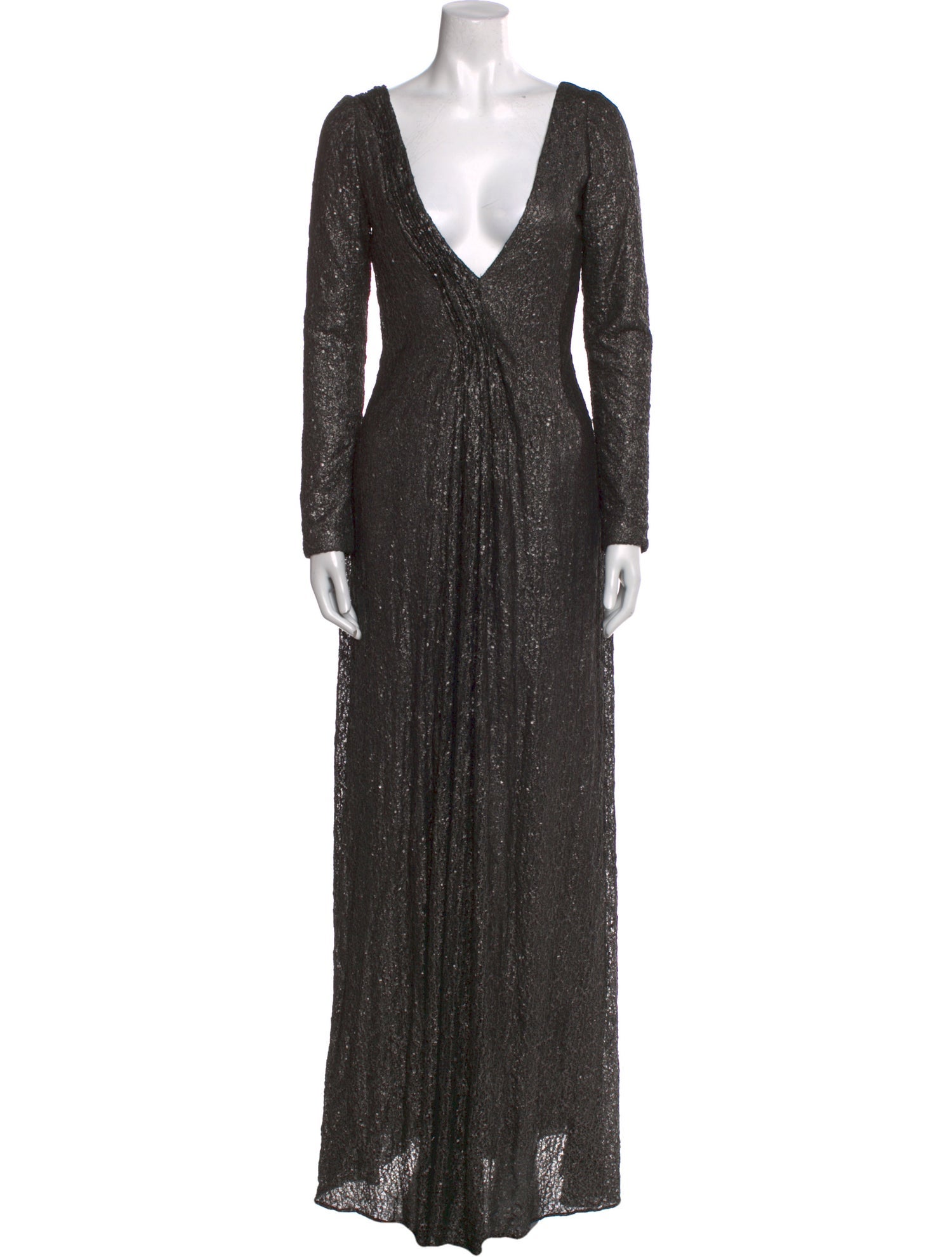 Christian Cota V-Neck Long Dress