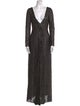 Christian Cota V-Neck Long Dress
