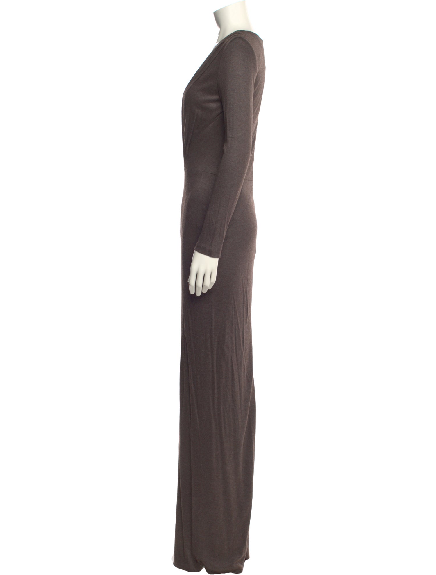 Christian Cota V-Neck Long Dress