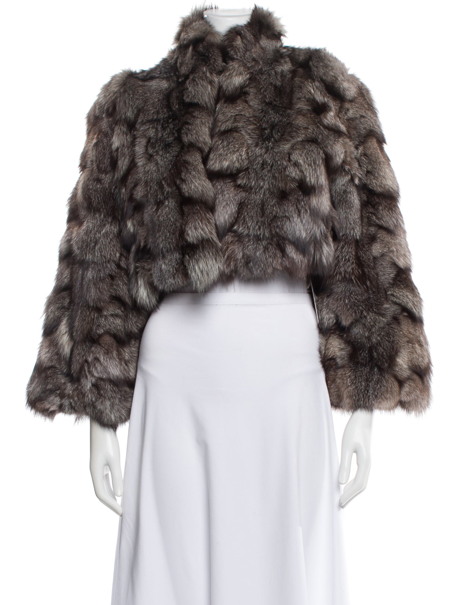 Christian Cota Fox Printed Fur Jacket