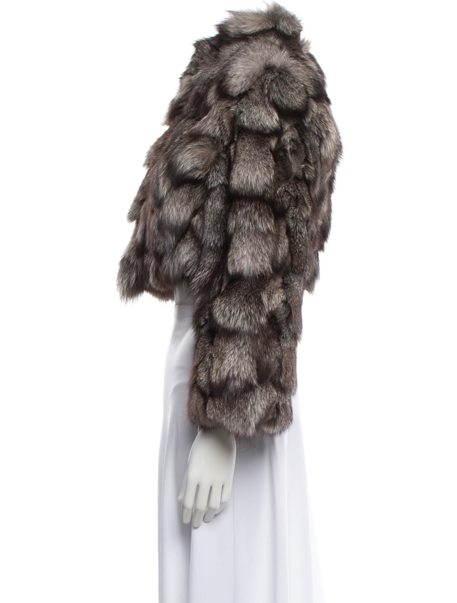 Christian Cota Fox Printed Fur Jacket