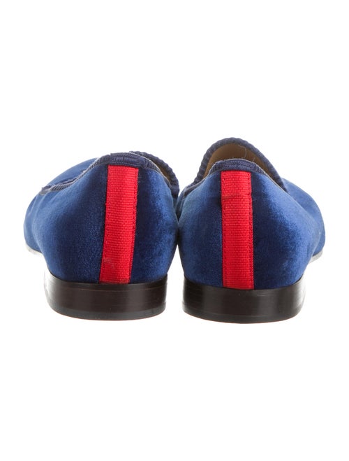 Del Toro Velvet Skull & Crossbones Smoking Slippers