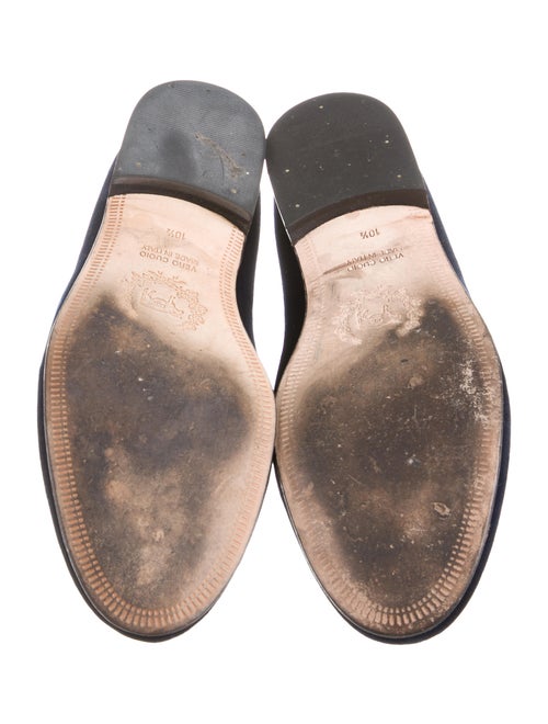 Del Toro Velvet Skull & Crossbones Smoking Slippers