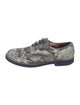 Del Toro Suede Camouflage Print Brogues