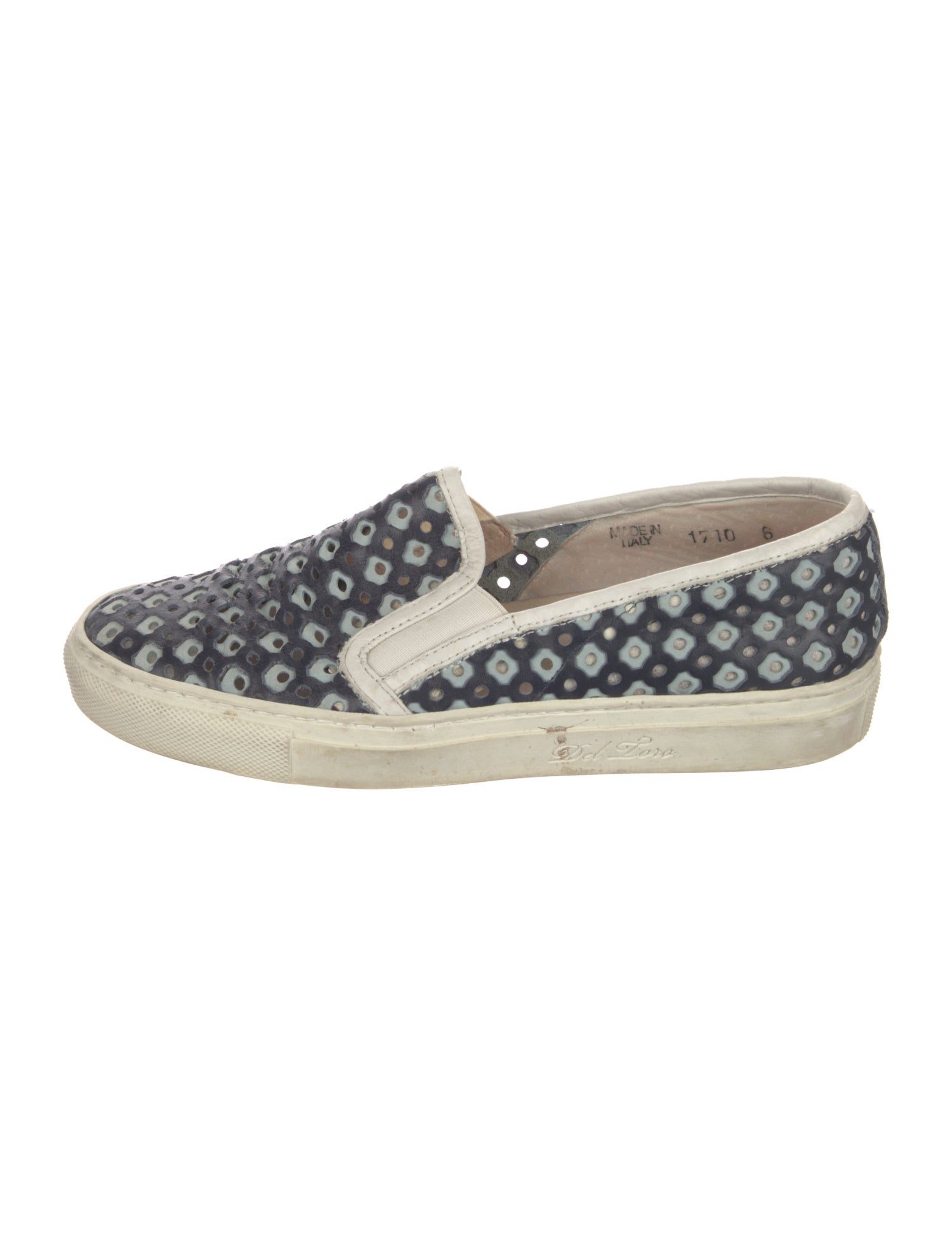 Del Toro Leather Printed Sneakers