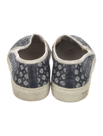 Del Toro Leather Printed Sneakers