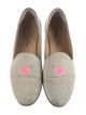 Del Toro Suede Embroidered Accent Loafers