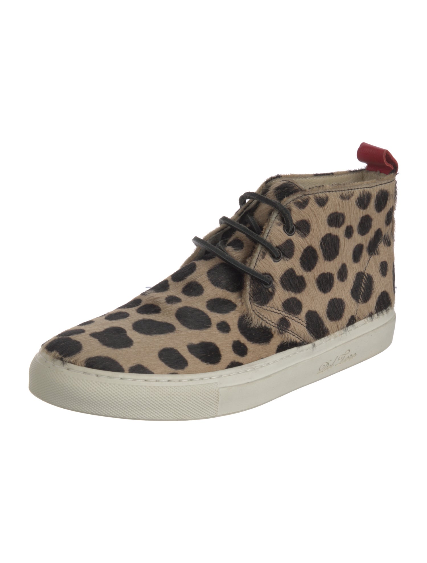 Del Toro Ponyhair Animal Print Sneakers