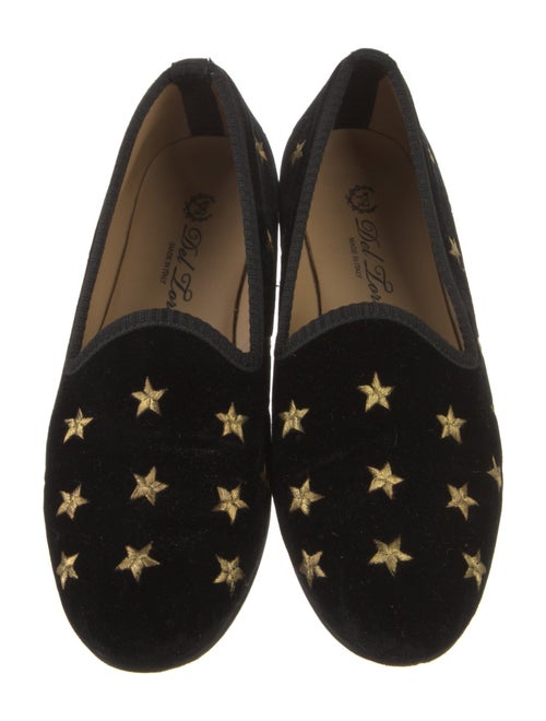 Del Toro Velvet Printed Loafers