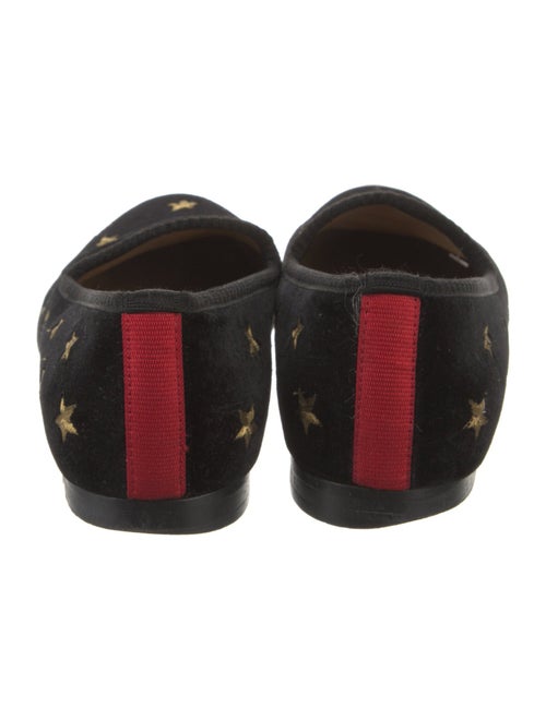 Del Toro Velvet Printed Loafers
