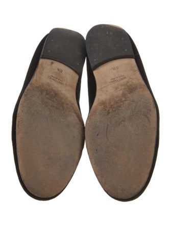 Del Toro Velvet Graphic Print Loafers