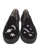 Del Toro Velvet Printed Loafers