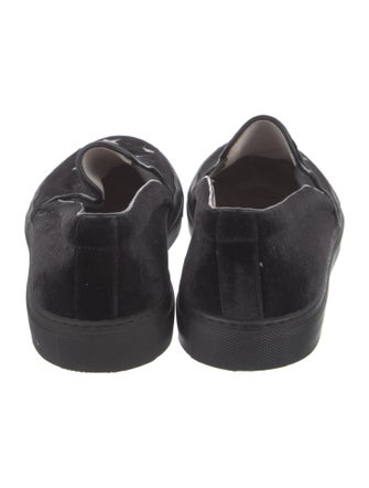 Del Toro Velvet Printed Loafers