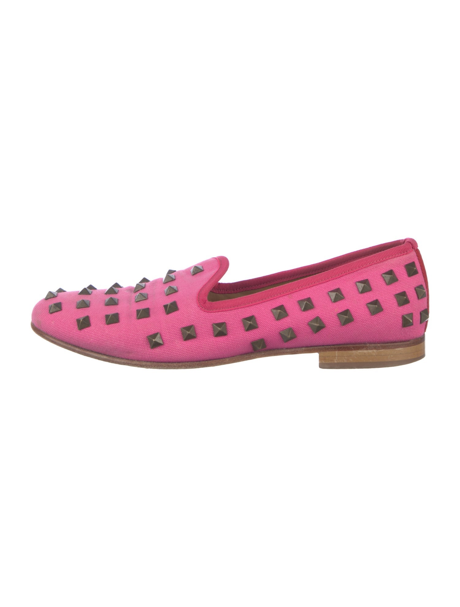 Del Toro Canvas Studded Accents Loafers
