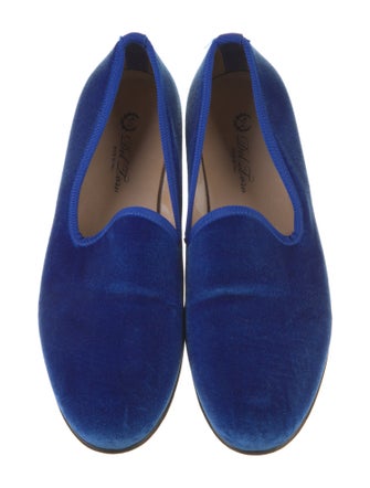 Del Toro Velvet Embroidered Accent Loafers
